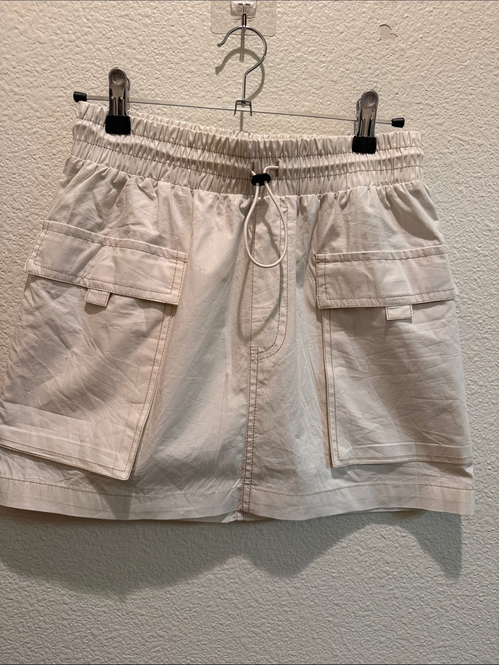 Women's Off-White Utility/Cargo Pocket Skirt XS Y2K Revival Streetwear Utility